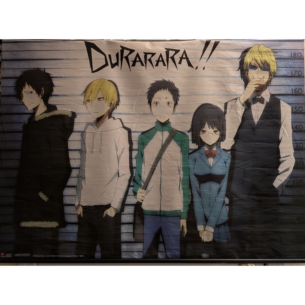 Durarara!! 42x30 & Durarara!! X2 43x31 Hanging Fabric Posters Wall Scrolls Anime